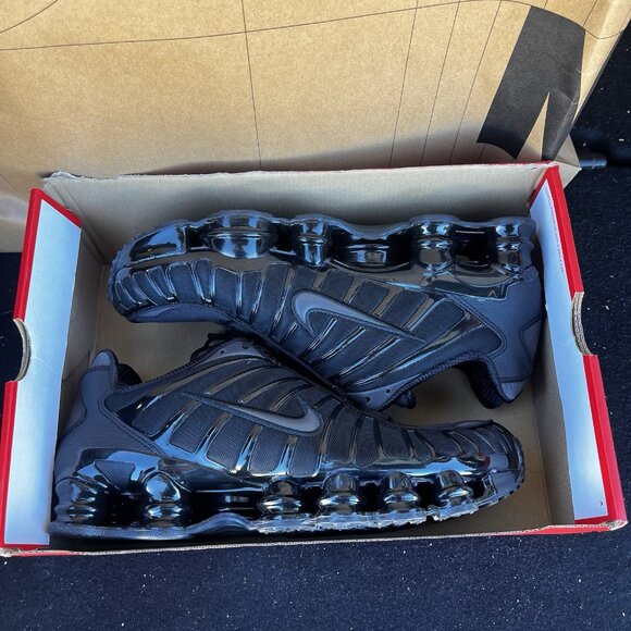 NEW Nike Shox TL Triple Black IQ0167 001 Men Size 11.5